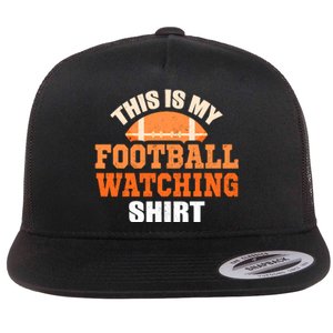 This Is My Watching Football Flat Bill Trucker Hat