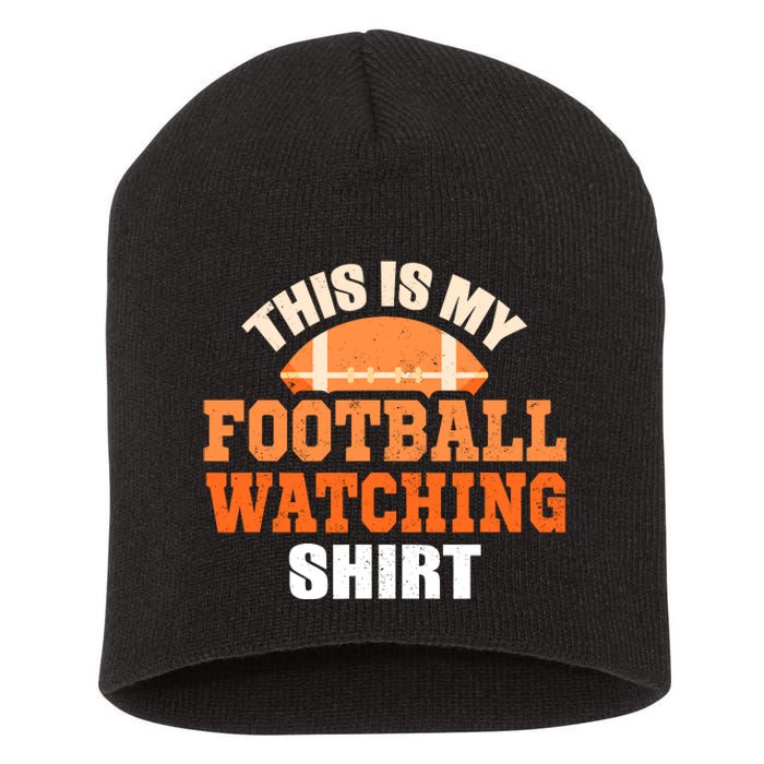 This Is My Watching Football Short Acrylic Beanie