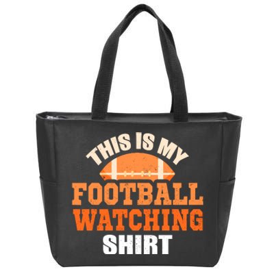 This Is My Watching Football Zip Tote Bag