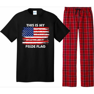 This Is My Pride Flag USA American 4th Of July Patriotic Pajama Set