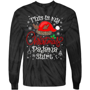 This Is My Christmas Pajama Xmas Matching Family Christmas Tie-Dye Long Sleeve Shirt