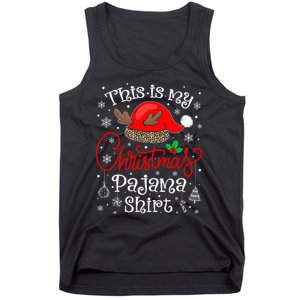 This Is My Christmas Pajama Xmas Matching Family Christmas Tank Top