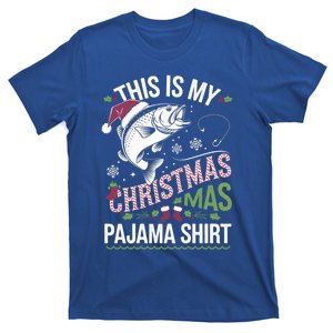 This Is My Christmas Pajama Fishing Style Fisher Funny Meaningful Gift T-Shirt