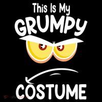 This Is My Grumpy Costume Funny Halloween Tall T-Shirt