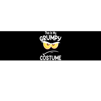 This Is My Grumpy Costume Funny Halloween Bumper Sticker