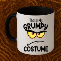 This Is My Grumpy Costume Funny Halloween Mug