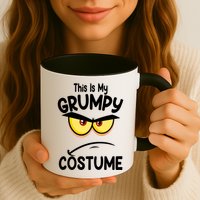 This Is My Grumpy Costume Funny Halloween Mug