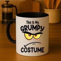 This Is My Grumpy Costume Funny Halloween Mug
