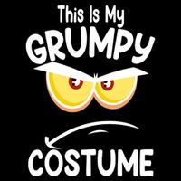 This Is My Grumpy Costume Funny Halloween 16 in Basic Backpack