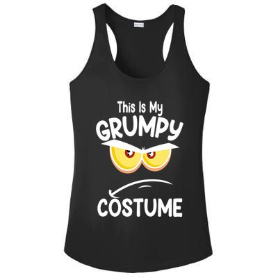 This Is My Grumpy Costume Funny Halloween Ladies PosiCharge Competitor Racerback Tank