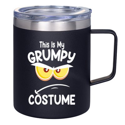 This Is My Grumpy Costume Funny Halloween 12oz Stainless Steel Coffee Mug