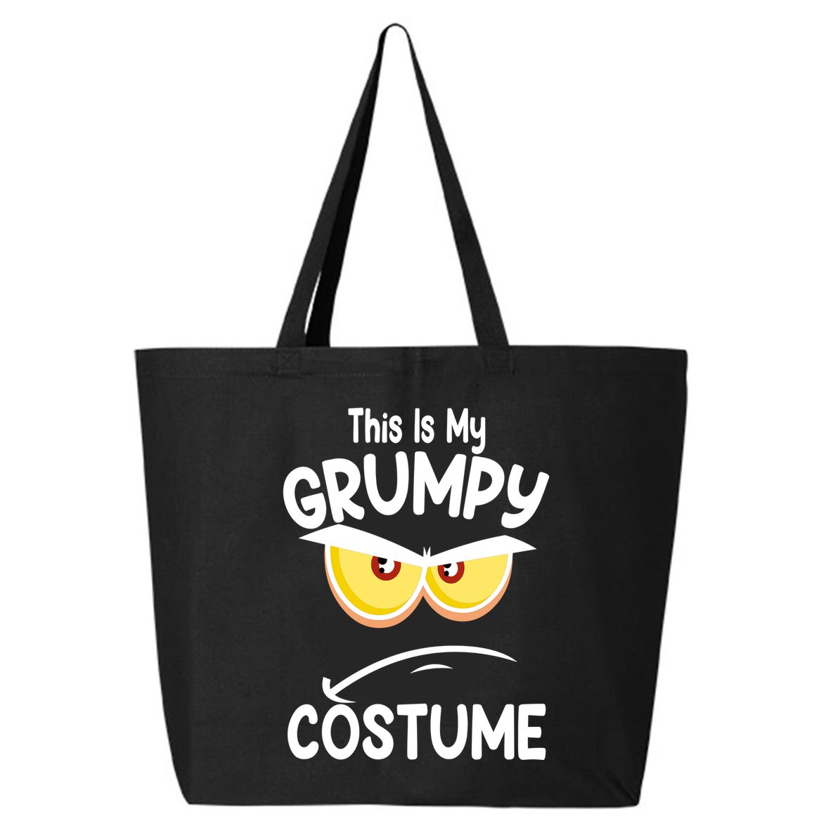This Is My Grumpy Costume Funny Halloween 25L Jumbo Tote