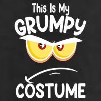 This Is My Grumpy Costume Funny Halloween 25L Jumbo Tote