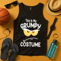 This Is My Grumpy Costume Funny Halloween Tank Top