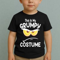 This Is My Grumpy Costume Funny Halloween Toddler T-Shirt