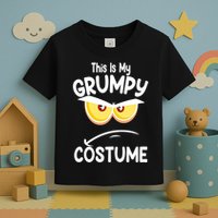 This Is My Grumpy Costume Funny Halloween Toddler T-Shirt