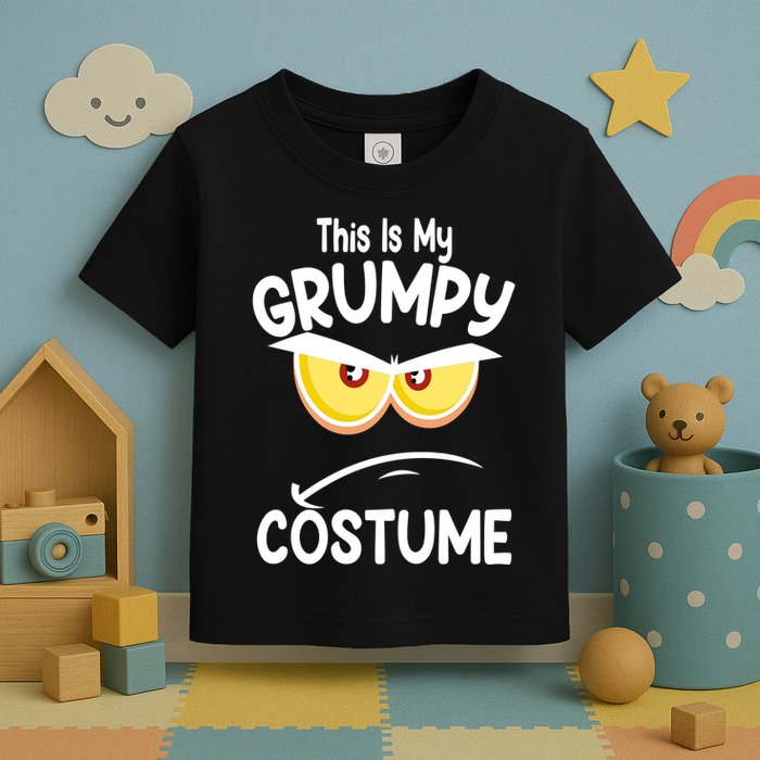 This Is My Grumpy Costume Funny Halloween Toddler T-Shirt