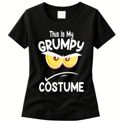 This Is My Grumpy Costume Funny Halloween Womens T-Shirt