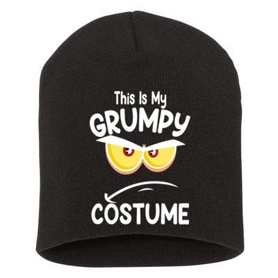 This Is My Grumpy Costume Funny Halloween Short Acrylic Beanie