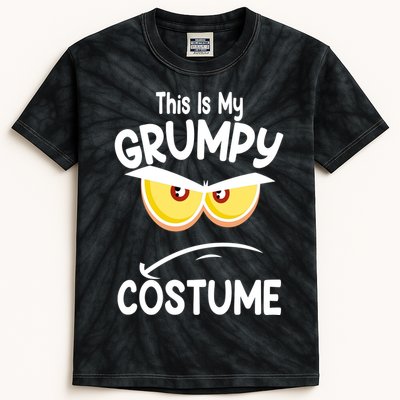 This Is My Grumpy Costume Funny Halloween Kids Tie-Dye T-Shirt