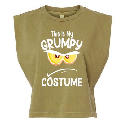 This Is My Grumpy Costume Funny Halloween Garment-Dyed Women's Muscle Tee
