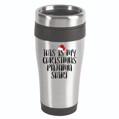 This Is My Christmas Pajama Shirt 16oz Travel Tumbler