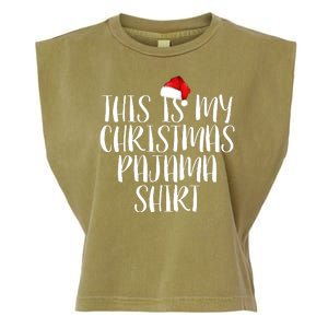 This Is My Christmas Pajama Shirt Garment-Dyed Women's Muscle Tee