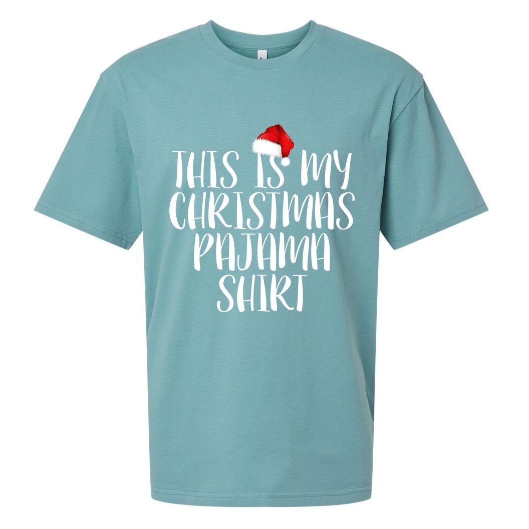 This Is My Christmas Pajama Shirt Sueded Cloud Jersey T-Shirt