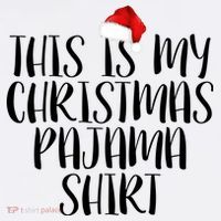 This Is My Christmas Pajama Shirt Performance Shirt