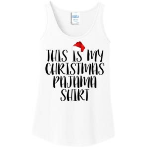 This Is My Christmas Pajama Shirt Ladies Essential Tank