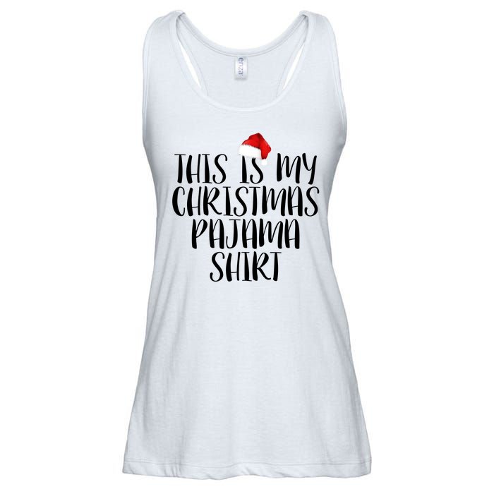 This Is My Christmas Pajama Shirt Ladies Essential Flowy Tank