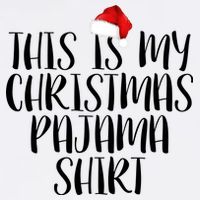 This Is My Christmas Pajama Shirt Flatbill Hat