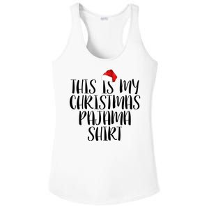 This Is My Christmas Pajama Shirt Ladies PosiCharge Competitor Racerback Tank