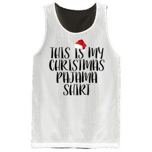 This Is My Christmas Pajama Shirt Mesh Reversible Basketball Jersey Tank