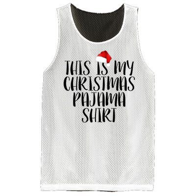 This Is My Christmas Pajama Shirt Mesh Reversible Basketball Jersey Tank