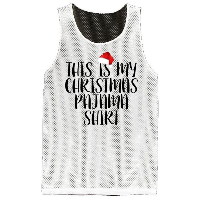 This Is My Christmas Pajama Shirt Mesh Reversible Basketball Jersey Tank