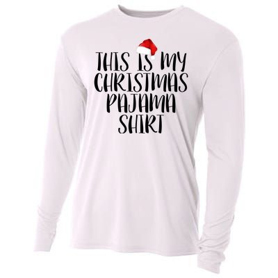 This Is My Christmas Pajama Shirt Cooling Performance Long Sleeve Crew