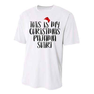 This Is My Christmas Pajama Shirt Performance Sprint T-Shirt