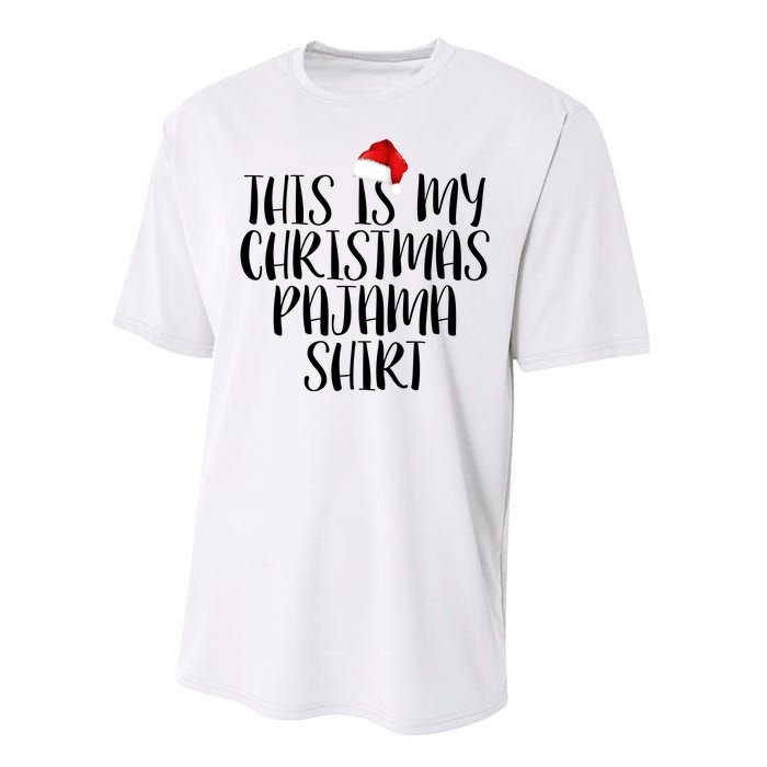 This Is My Christmas Pajama Shirt Performance Sprint T-Shirt