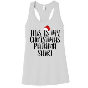 This Is My Christmas Pajama Shirt Women's Racerback Tank