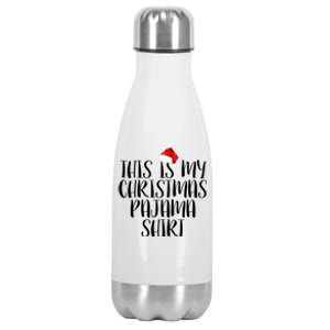 This Is My Christmas Pajama Shirt Stainless Steel Insulated Water Bottle