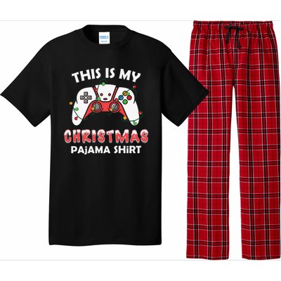 This Is My Christmas Pajama Shirts Funny Gamer Pajama Set