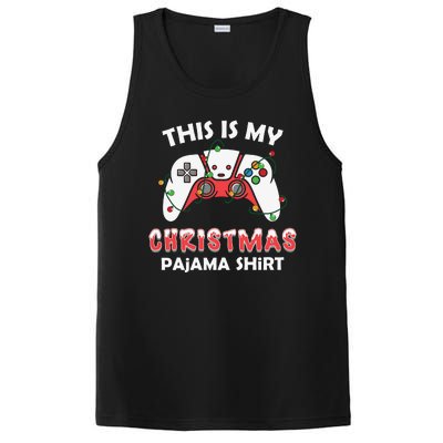 This Is My Christmas Pajama Shirts Funny Gamer PosiCharge Competitor Tank