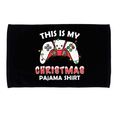 This Is My Christmas Pajama Shirts Funny Gamer Microfiber Hand Towel