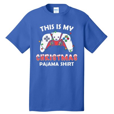 This Is My Christmas Pajama Shirts Funny Gamer Tall T-Shirt