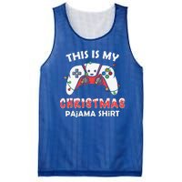 This Is My Christmas Pajama Shirts Funny Gamer Mesh Reversible Basketball Jersey Tank