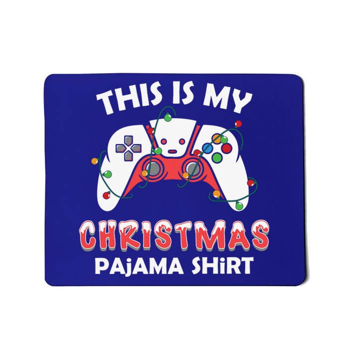 This Is My Christmas Pajama Shirts Funny Gamer Mousepad