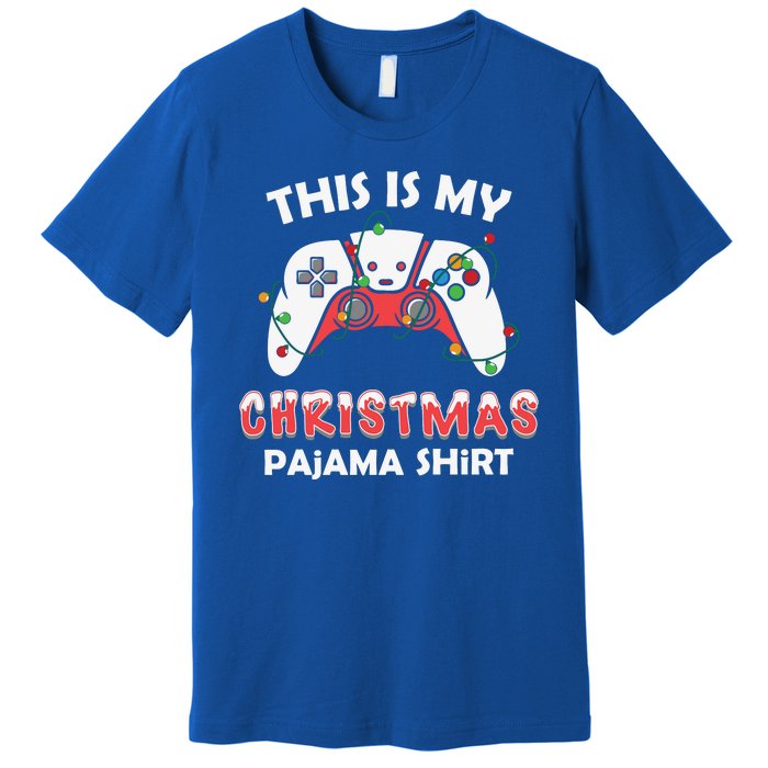 This Is My Christmas Pajama Shirts Funny Gamer Premium T-Shirt