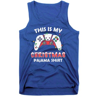 This Is My Christmas Pajama Shirts Funny Gamer Tank Top