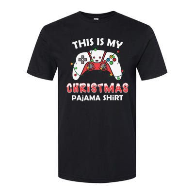 This Is My Christmas Pajama Shirts Funny Gamer Softstyle CVC T-Shirt